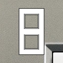 BTICINO LivingLight - Rechthoekige afdekplaat 2x2 modules avenue LNA4802M2AE