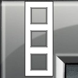 BTICINO LivingLight - Rechthoekige afdekplaat 3x2 modules 71mm london fog LNA4802M3KF