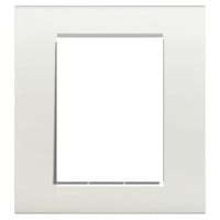 BTICINO LivingLight - Rechthoekige afdekplaat 3+3 modules wit LNA4826BI