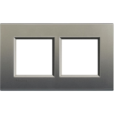 BTICINO LivingLight - Rechthoekige afdekplaat 2x2 modules 57mm avenue LNA4832M2AE