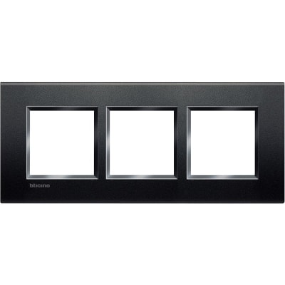 BTICINO LivingLight - Rechthoekige afdekplaat 3x2 modules 57mm antraciet LNA4832M3AR