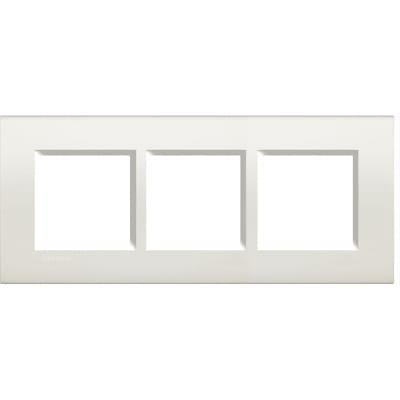 BTICINO LivingLight - Rechthoekige afdekplaat 3x2 modules 57mm wit LNA4832M3BI