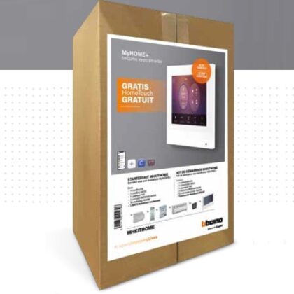 BTICINO Basiskit MyHOME met gratis touchscreen HOMETOUCH MHKITHOME