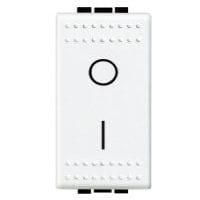 BTICINO LivingLight - Tweep. schakelaar 16AX 250V 1 module wit N4002N