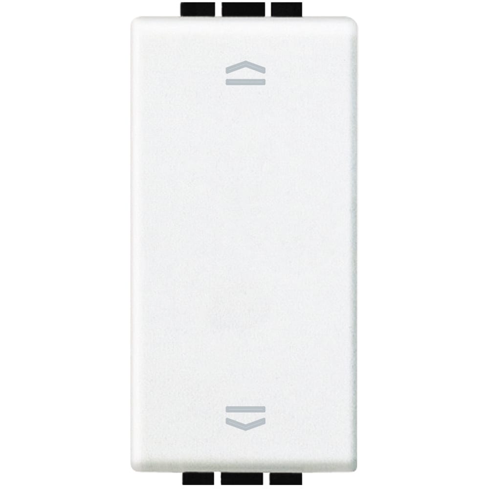 BTICINO LL dubbele drukknop rolluikbed 1 mod wit N4037N