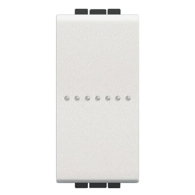 BTICINO LL - enkelp schak axiaal 10A 1 module - wit N4051AN