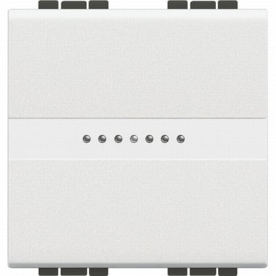 BTICINO LL - wisselsch axiaal 10A 2 modules - wit N4053M2AN