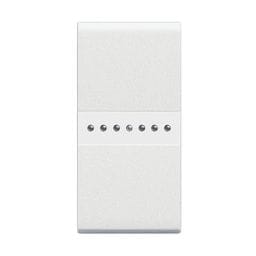 BTICINO LivingLight - axiaal kruisschakelaar 16AX 250V 1 module steekklemmen wit N4054