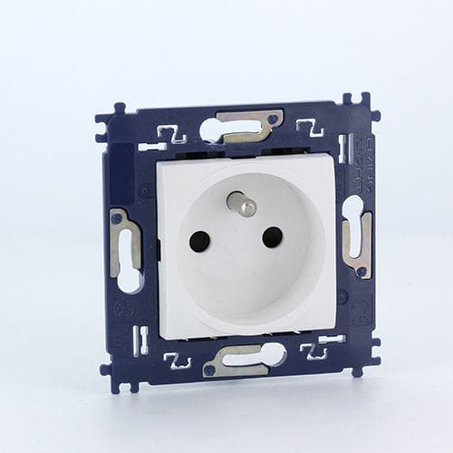 BTICINO LL compleet stopc 2P+A 16A 250V wit N4142AV
