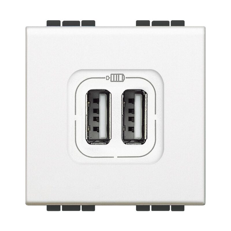 BTICINO LL USB-lader C-3A-2 mod wit N4286C2