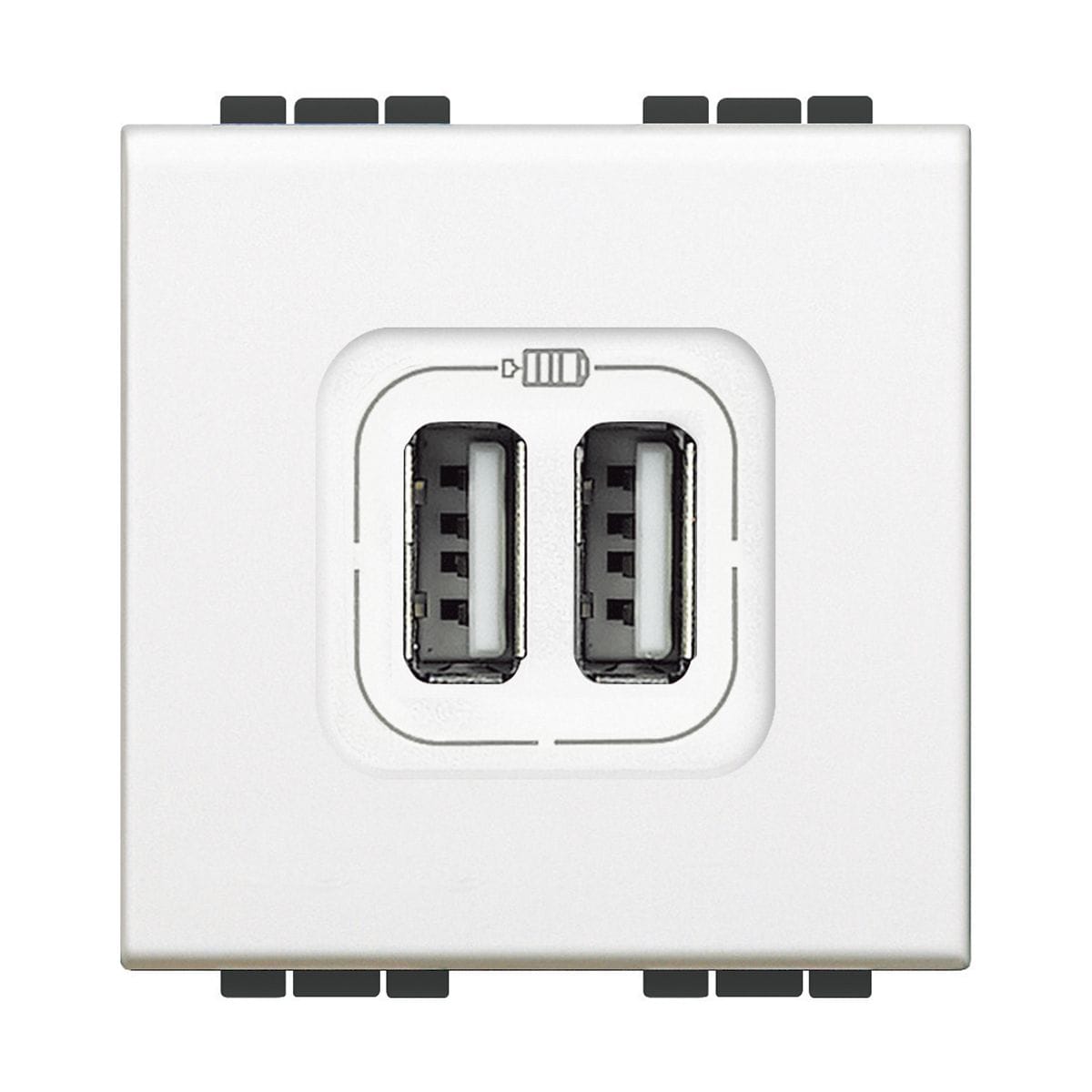 BTICINO LL USB-lader C-3A-2 mod wit N4286C2