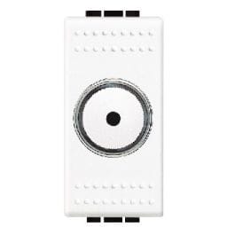BTICINO LivingLight - Draaidimmer 60-500VA resistief 1 modules wit N4402N