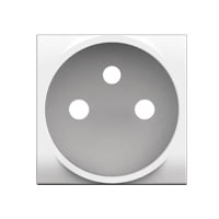 BTICINO LL-Sierplaat ctdoos 2P+A wit - clipsbaar N4942S