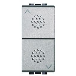 BTICINO Omschakelaar met 2 toetsen Light Tech - 16 A - 250 V - 1P NT4027