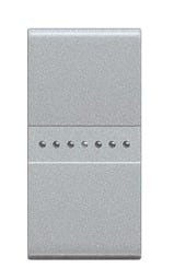 BTICINO LivingLight - axiaal wisselschakelaar 16AX 250V 1 module steekklemmen Tech NT4053A