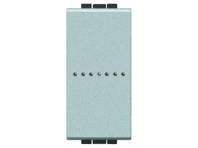 BTICINO LivingLight - axiaal drukknop 1P NO 10A 250V 2 modules steekklemmen Tech NT4055M2A