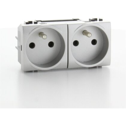 BTICINO LL dubbel voorbek stopct Tech 16A 250V NT4142M2AN