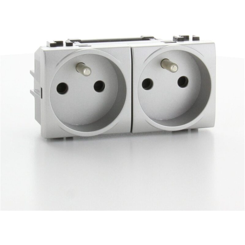 BTICINO LL dubbel voorbek stopct Tech 16A 250V NT4142M2AN