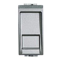 BTICINO Connector RJ 11 Light Tech type K10 voor telefoon - stekker 2841/2 - 1 module NT4258/11N