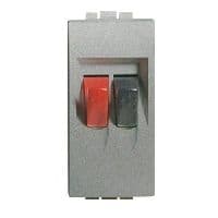 BTICINO Connector Light Tech - 2P - voor luidspreker Home Cinema - automatische klemmen NT4294