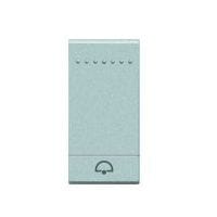 BTICINO LivingLight - Wiptoets bel 2 modules Tech NT4915M2DN