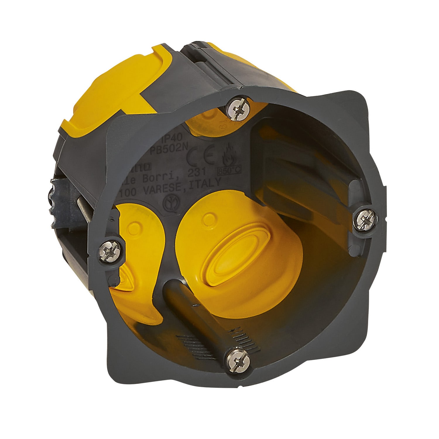 BTICINO Inbouwdoos voor holle wand luchtdicht 2 mod + 4 ingangen PB502NN