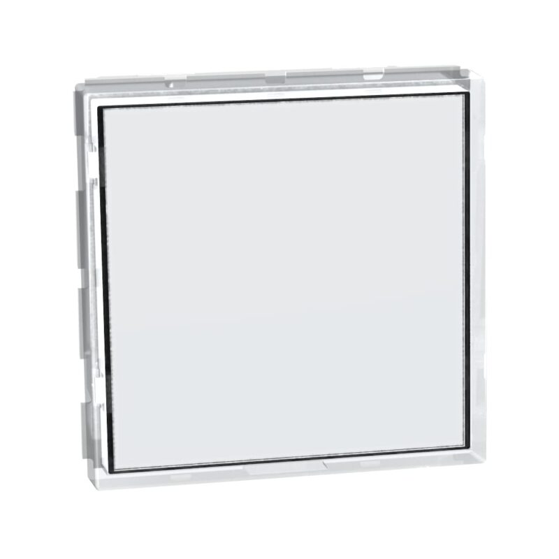 BTICINO LightN drukknop+etikethouder 2 mod - transparant Y4040
