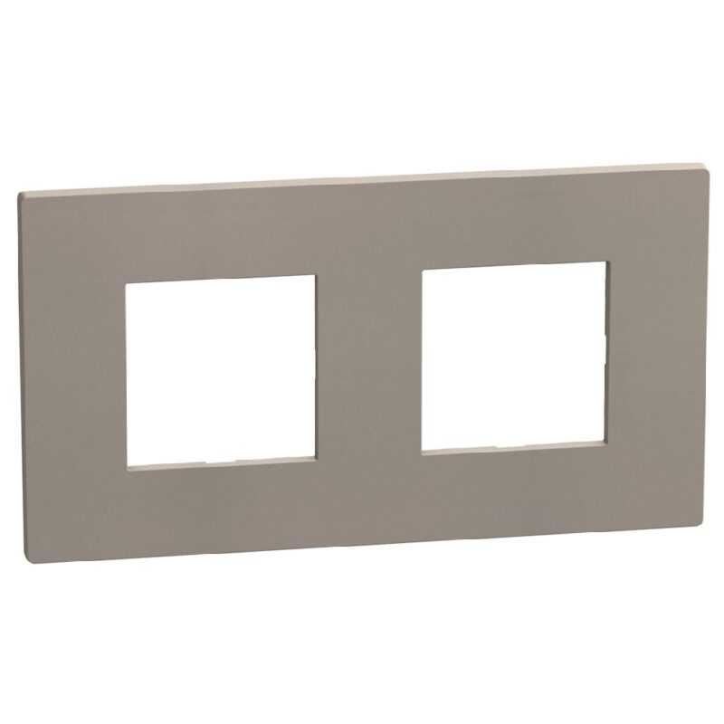 BTICINO LightN afdekplaat 2x2 mod 71mm stone YA4802M2GG