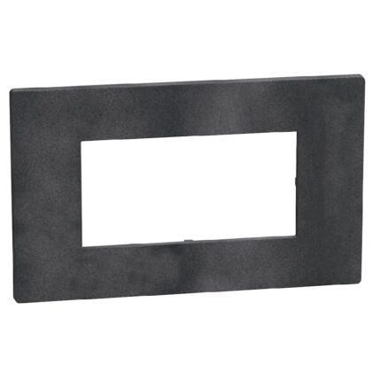 BTICINO LightN afdekplaat 4 mod zwart grey YA4804DS