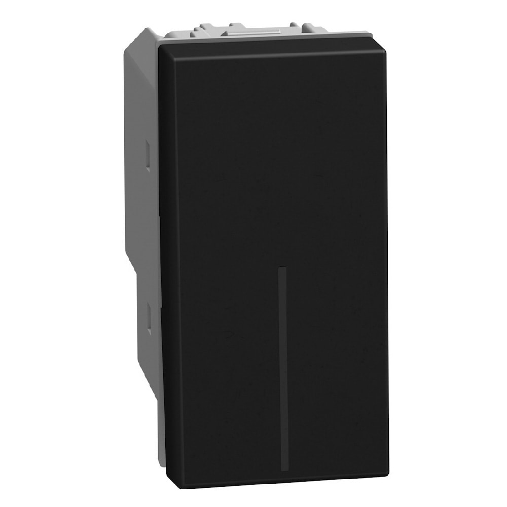 BTICINO LightN kruisschakelaar 10AX 1 mod - zwart YD4004