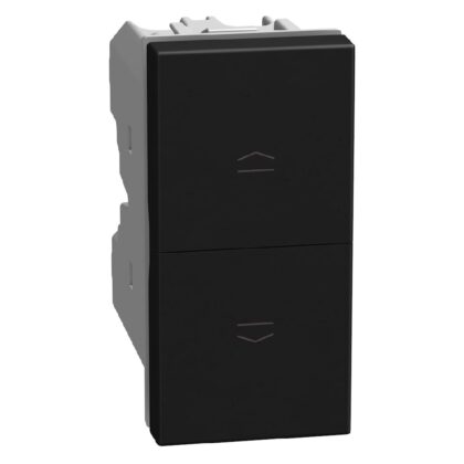 BTICINO LightN dubbele drukknop NO 1 mod - zwart YD4036