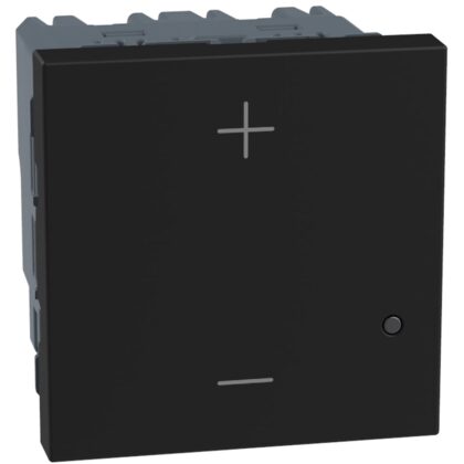 BTICINO LightN dimmer 2 draads 125W 2 mod - zwart YD4419M2
