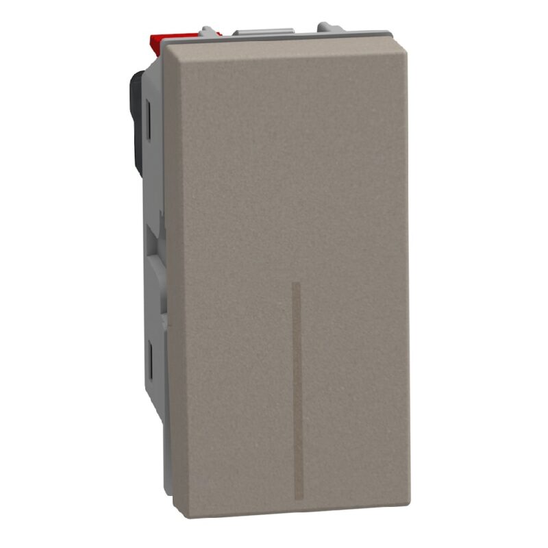 BTICINO LightN wisselschakelaar 10AX 1 mod - stone YG4003A