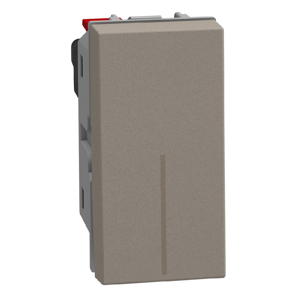 BTICINO LightN wisselschakelaar 10AX 1 mod - stone YG4003A