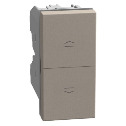 BTICINO LightN dubbele drukknop NO 1 mod - stone YG4036