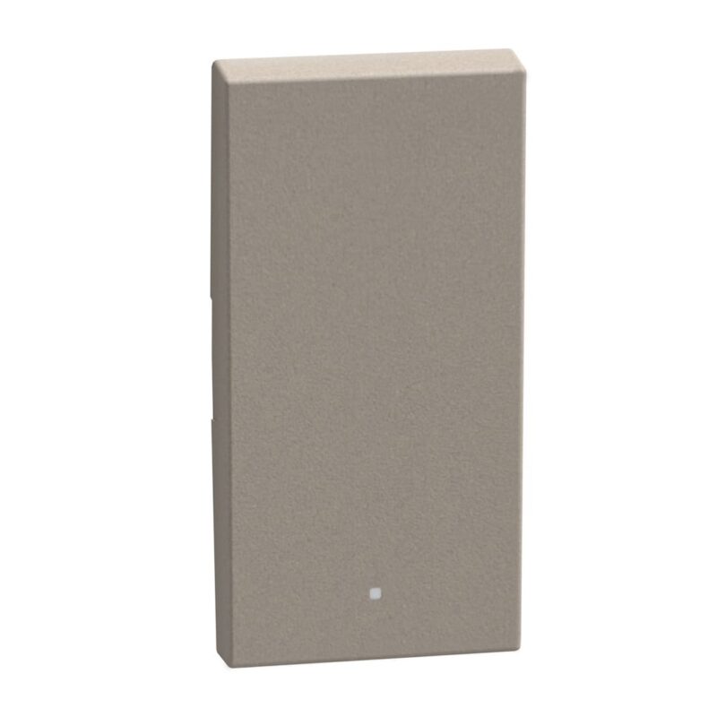 BTICINO LightN - toets zonder symbool MyHOME 1 mod - 1 func - stone YG4915MH
