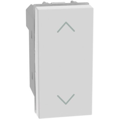 BTICINO LightN rolluikschakelaar 1 mod - wit YW4027N