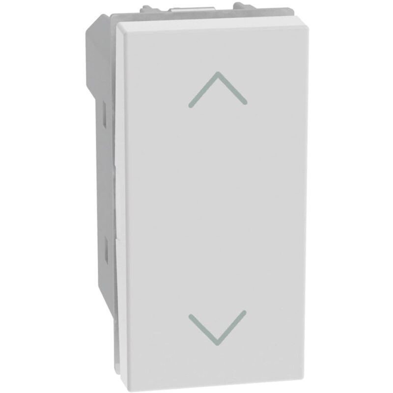 BTICINO LightN rolluikschakelaar 1 mod - wit YW4027N