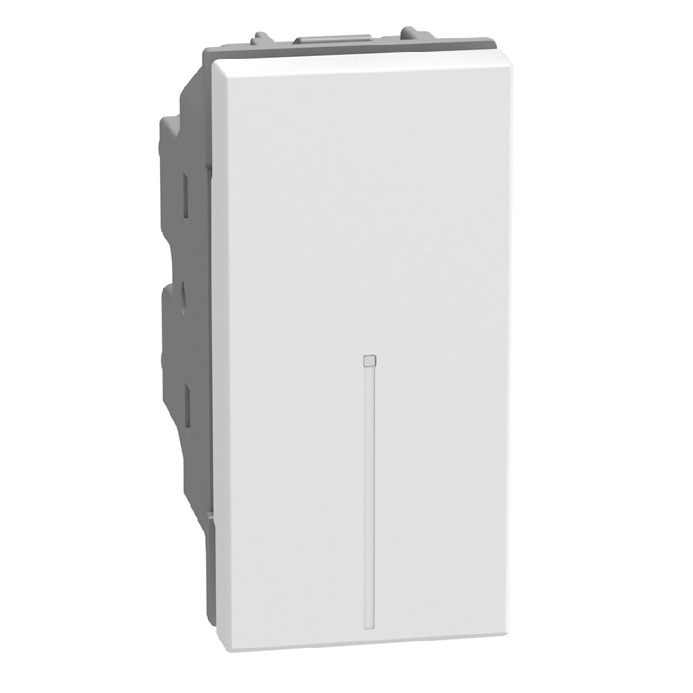 BTICINO LightN ax. enkelp. schak. 10AX 1 mod - wit YW4051A