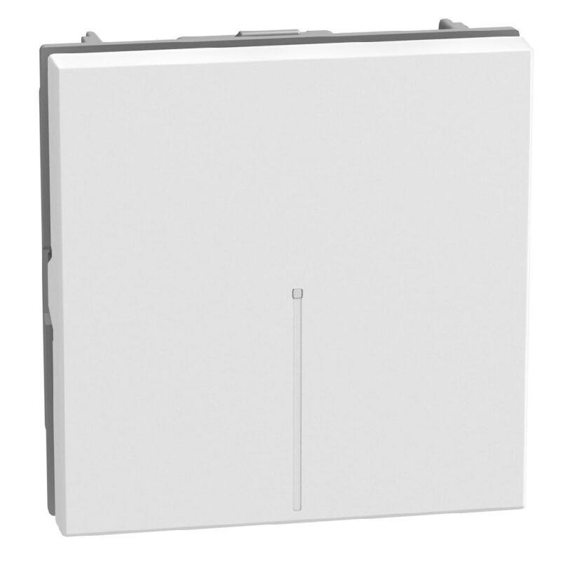 BTICINO LightN ax.drukknop NO 10A 2 mod - wit YW4055M2A