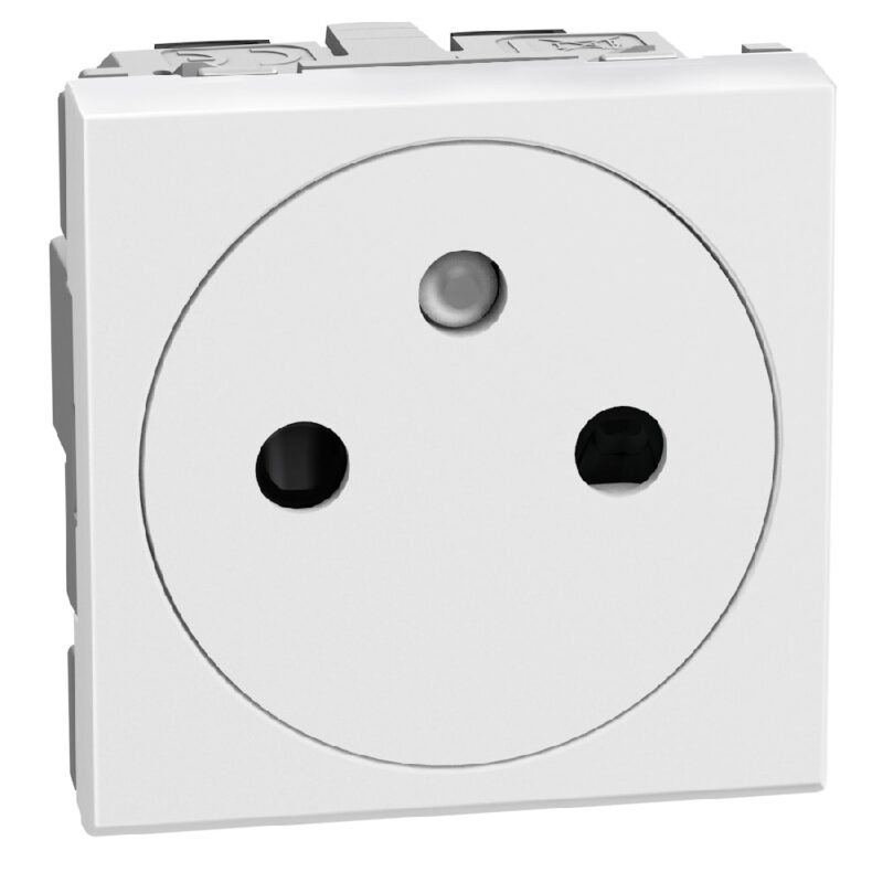 BTICINO LightN vlakke contactdoos 2P+A 2 mod - wit YW4142AF