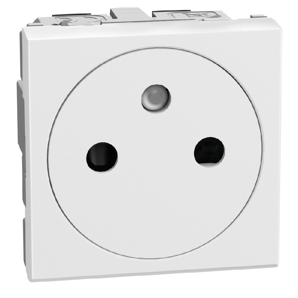 BTICINO LightN vlakke contactdoos 2P+A 2 mod - wit YW4142AF