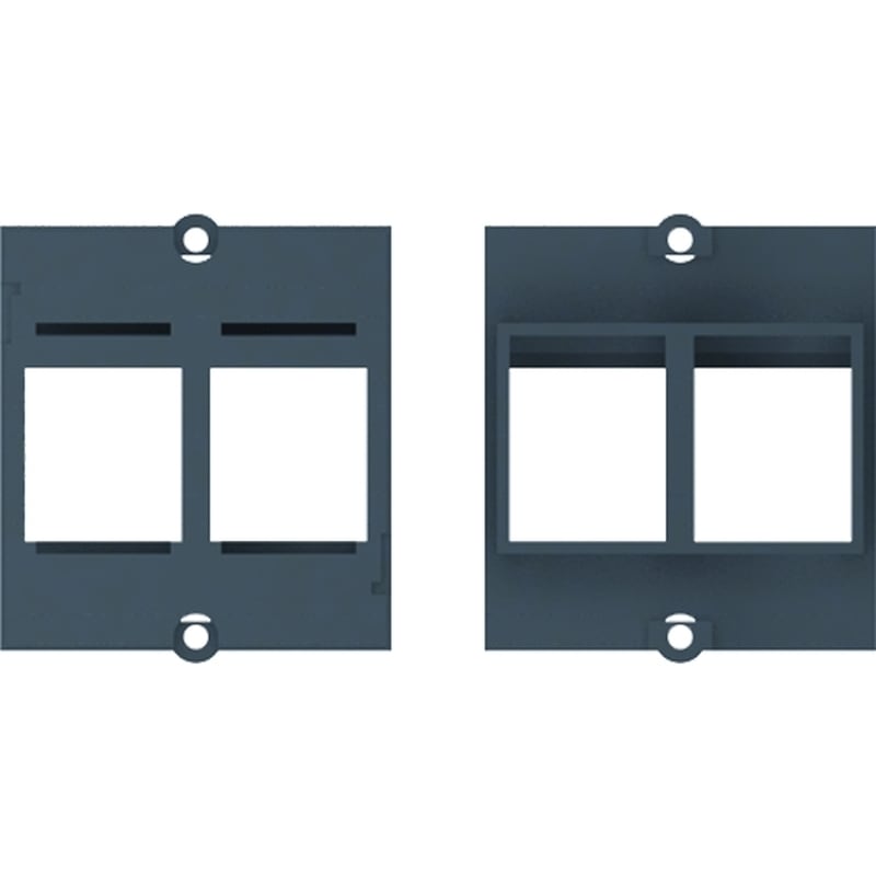 Bachmann Module 2X KEYSTONE ZWART(Leeg voor 2 Data) 917.000