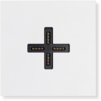 Basalte Eve plus - wall base cover satin white 0131-04