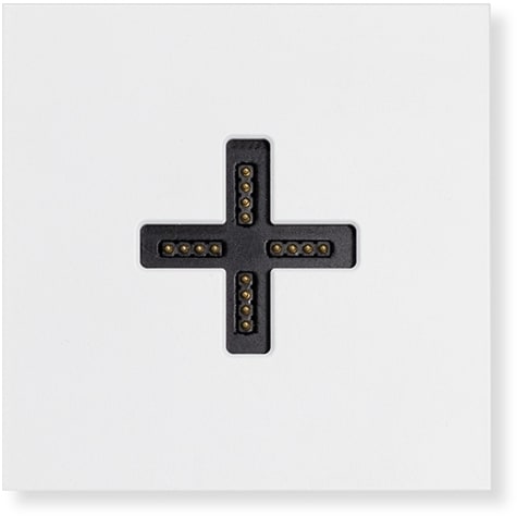 Basalte Eve plus - wall base cover satin white 0131-04