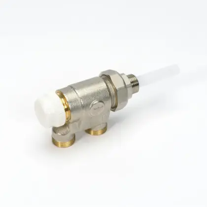 Begetube Vierwegkraan thermostatisch 3/4 x M24 met straalpijp zonder kopp. VSA KRAAN!!! 105070052