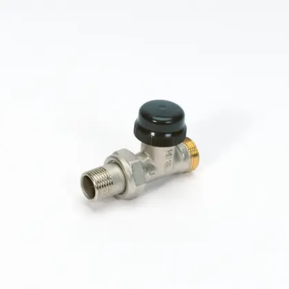 Begetube Thermost.kraan recht instelb.1/2 x M24 instelbare kV. waarde 122040052