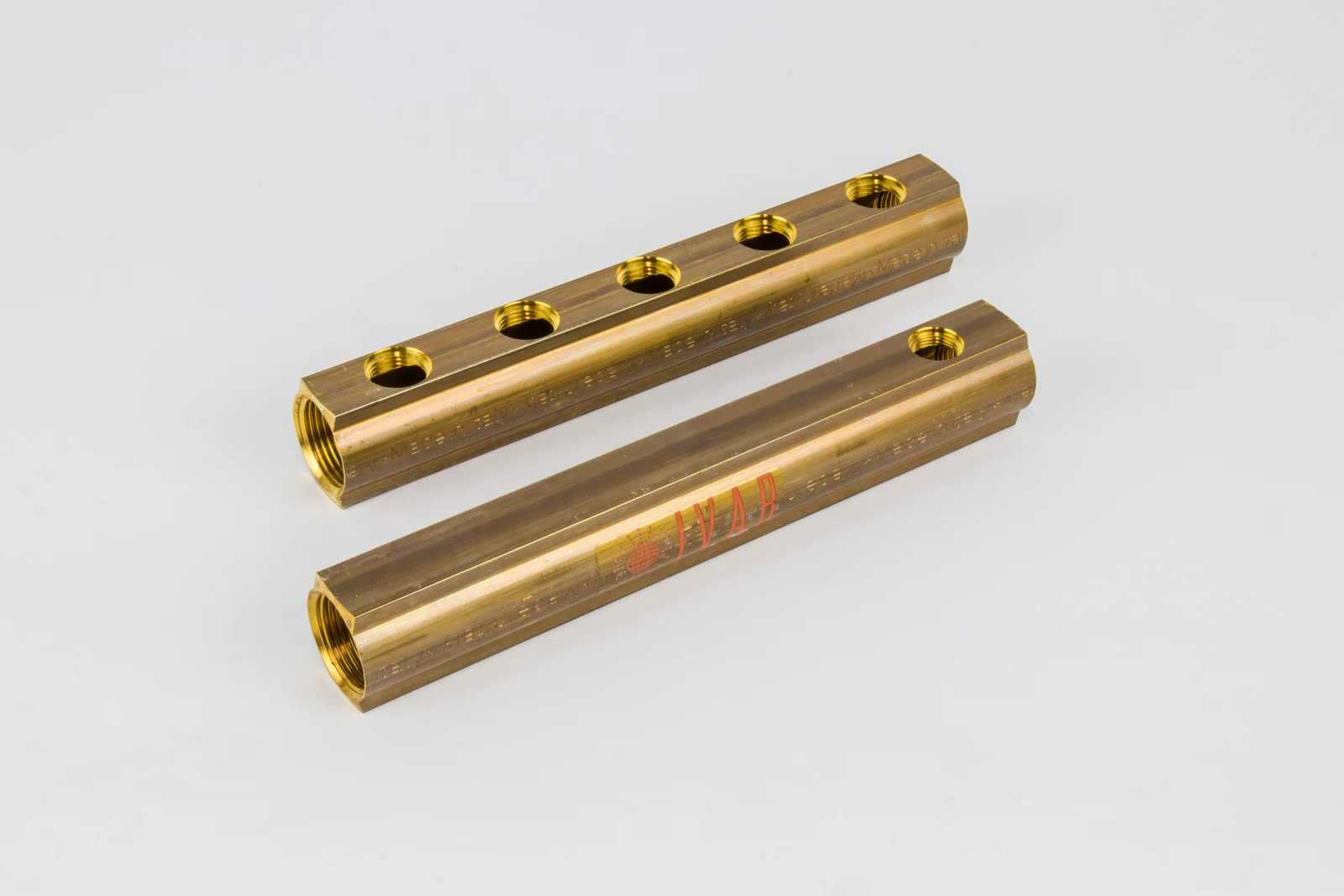 Begetube Verdeler voor CV messing Begetube 1" + 5 x 1" met ontluchting