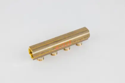 Begetube Verdeler voor CV messing Begetube 1" + 4 x 1" 200101004