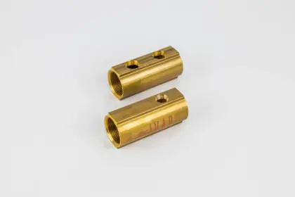Begetube Verdeler voor CV messing Begetube 5/4" + 2 x 5/4" met ontluchting